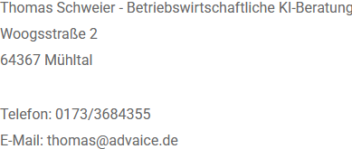 ADVAICE Impressum